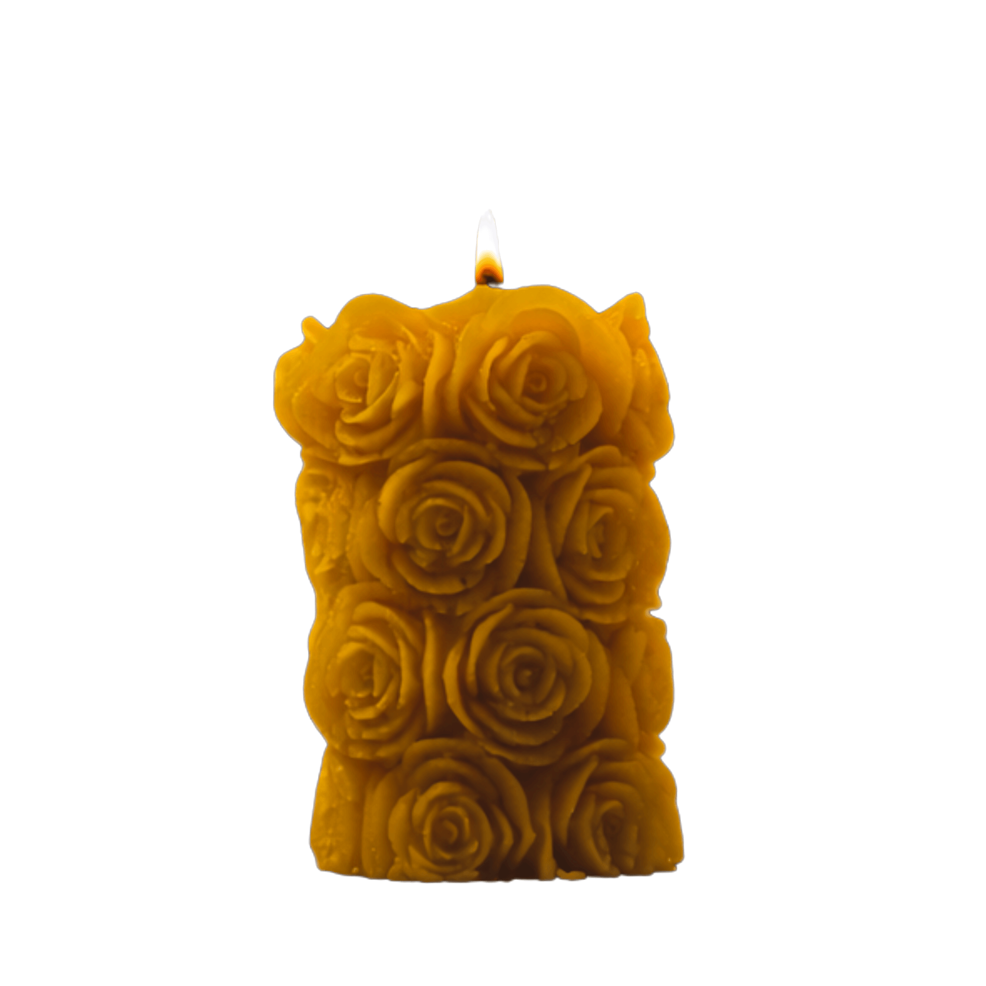 Floralna svijeća od pčelinjeg voska