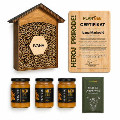 Kleiner Naturheld – Personalisiertes Wildbienenhaus